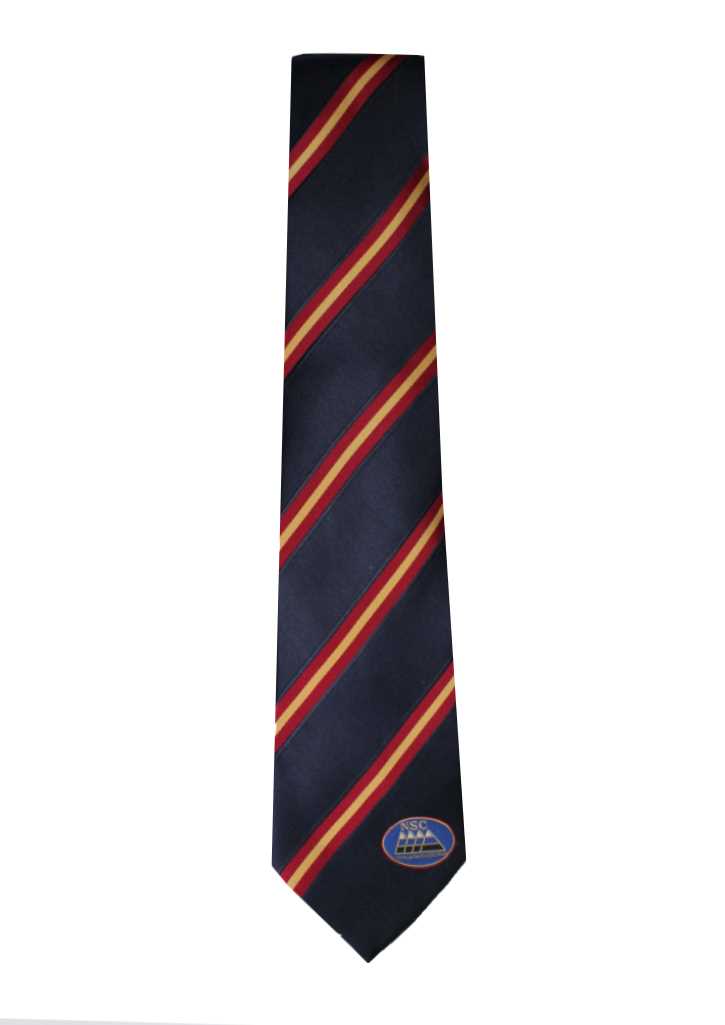 Northern Southland College Yr 13 Tie Navy/Red/Gold 1SZ