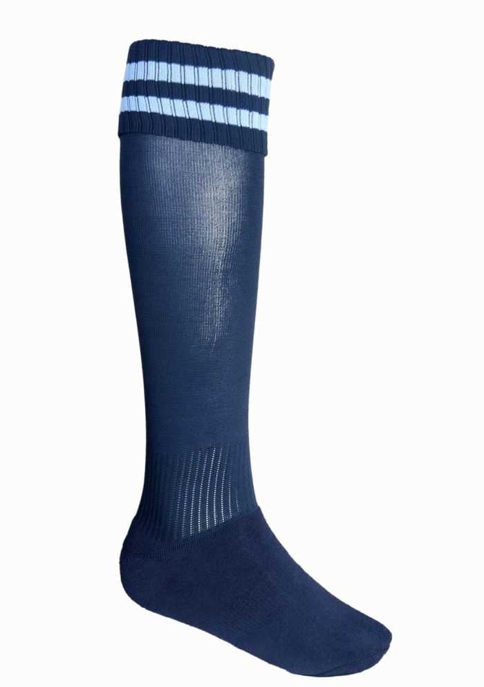 Northern Southland College Socks Navy/Sky