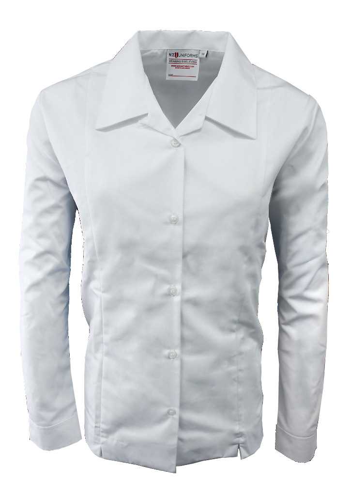 Northern Southland College LS Blouse White